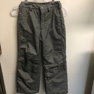 Columbia Vertex Boys Ski Pants Insulated Size 8 Youth Gray